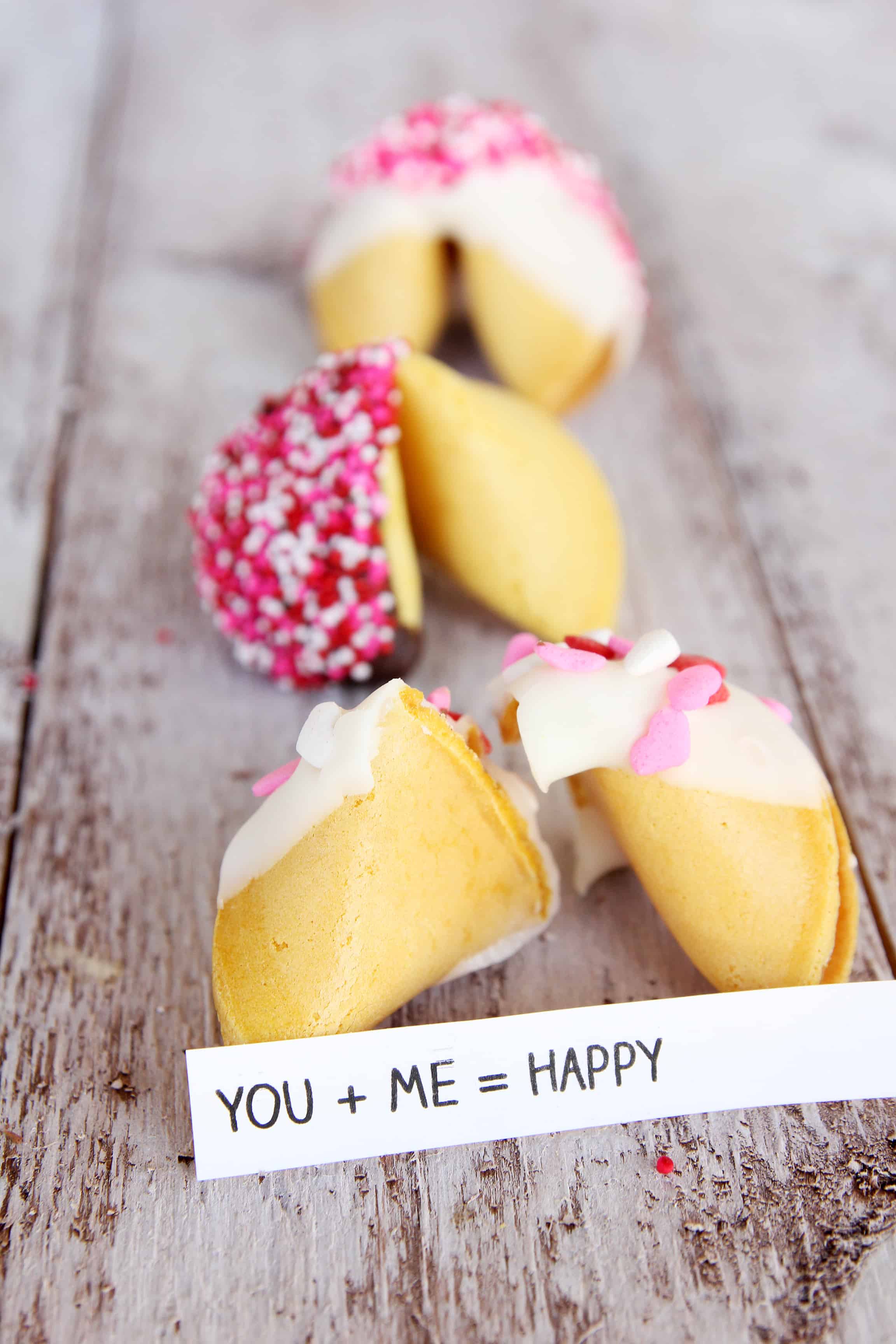 DIY Valentine Fortune Cookies