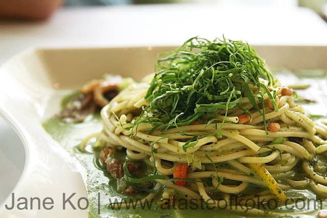 "Jay Chou restaurant" "Mr J" "Taipei" "Taiwan" "Smoked Duck Breast with Spaghetti"