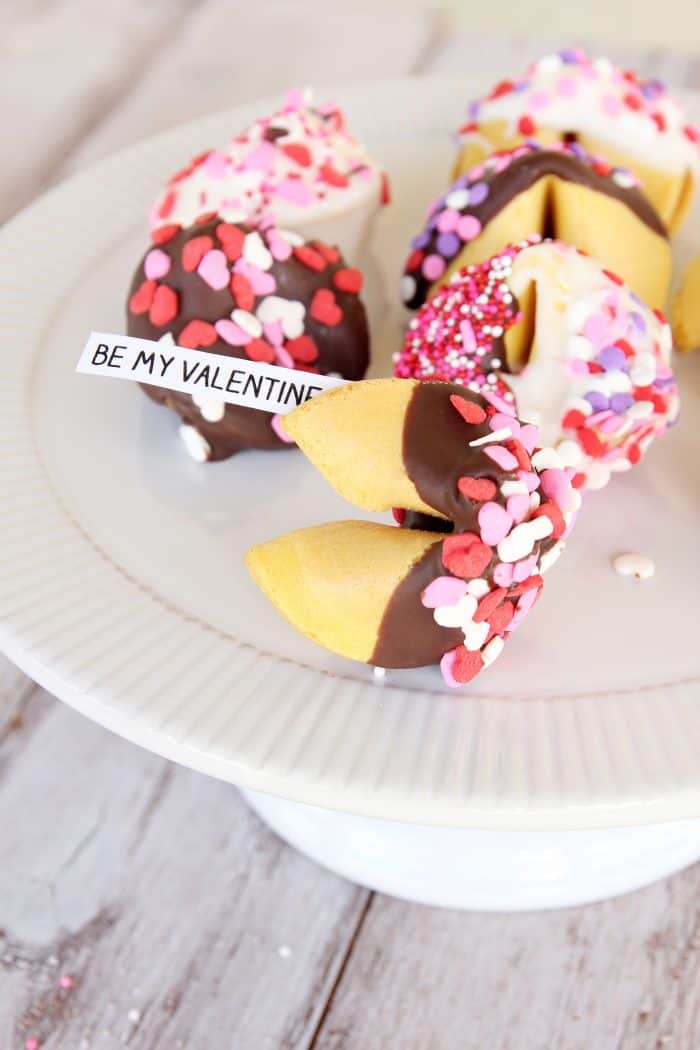 DIY Fortune Cookies Valentines