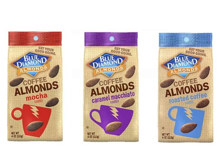 Blue Diamond Coffee Almonds