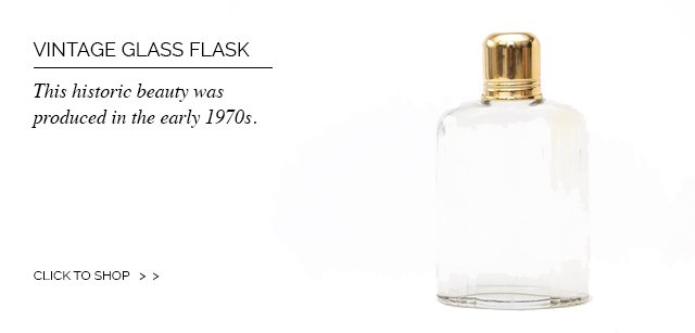 Vintage Glass Flask