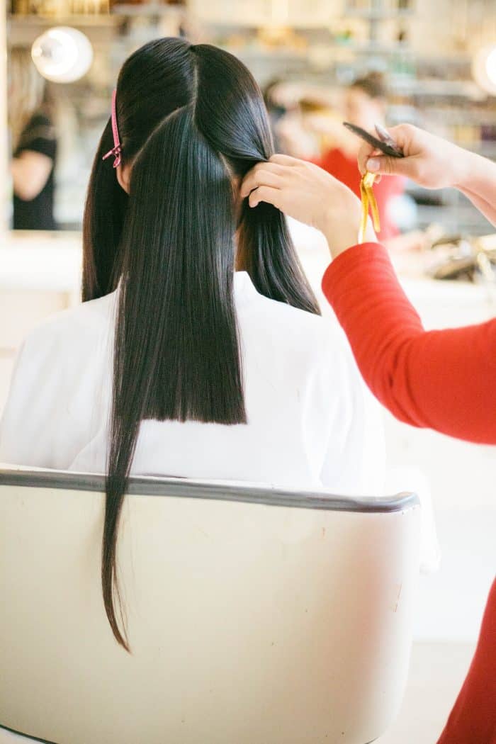 Hair Cut Sectioning