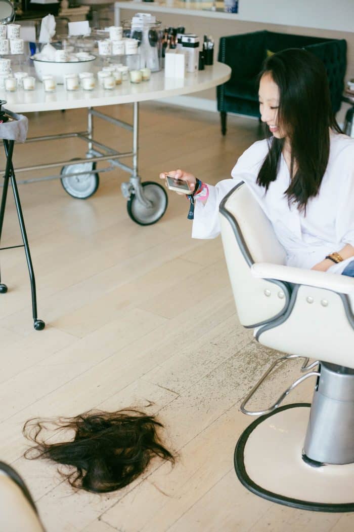 Hair On Salon Floor