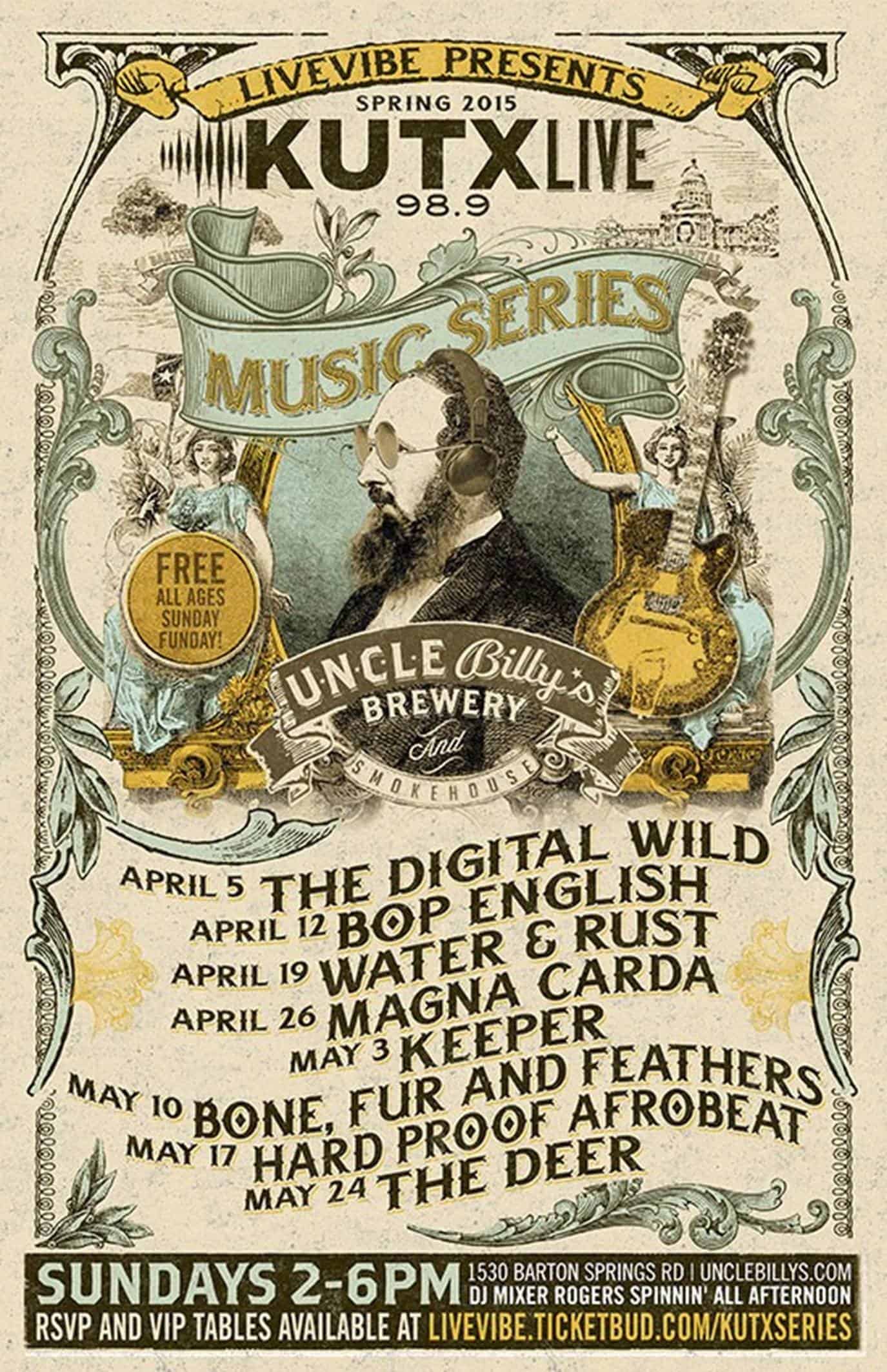 Uncle Billy's KUTX Live Free Music Series