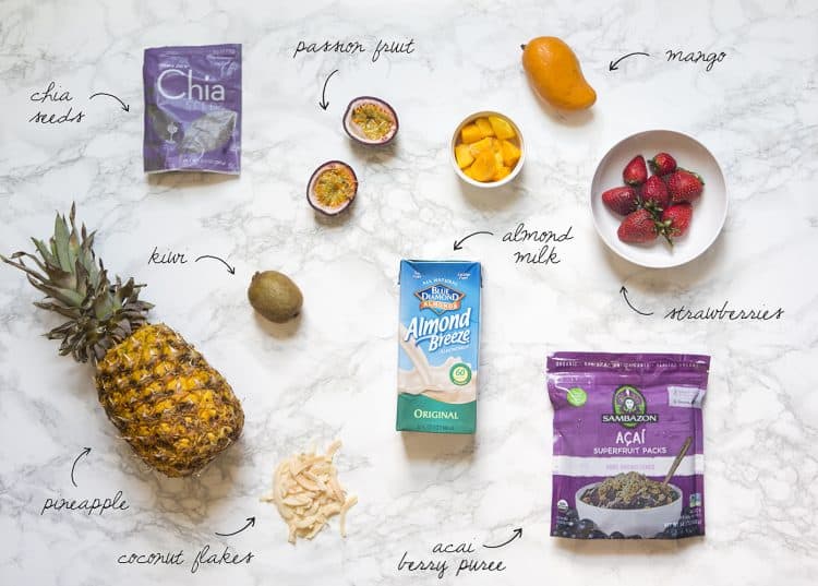Acai Bowl Ingredients