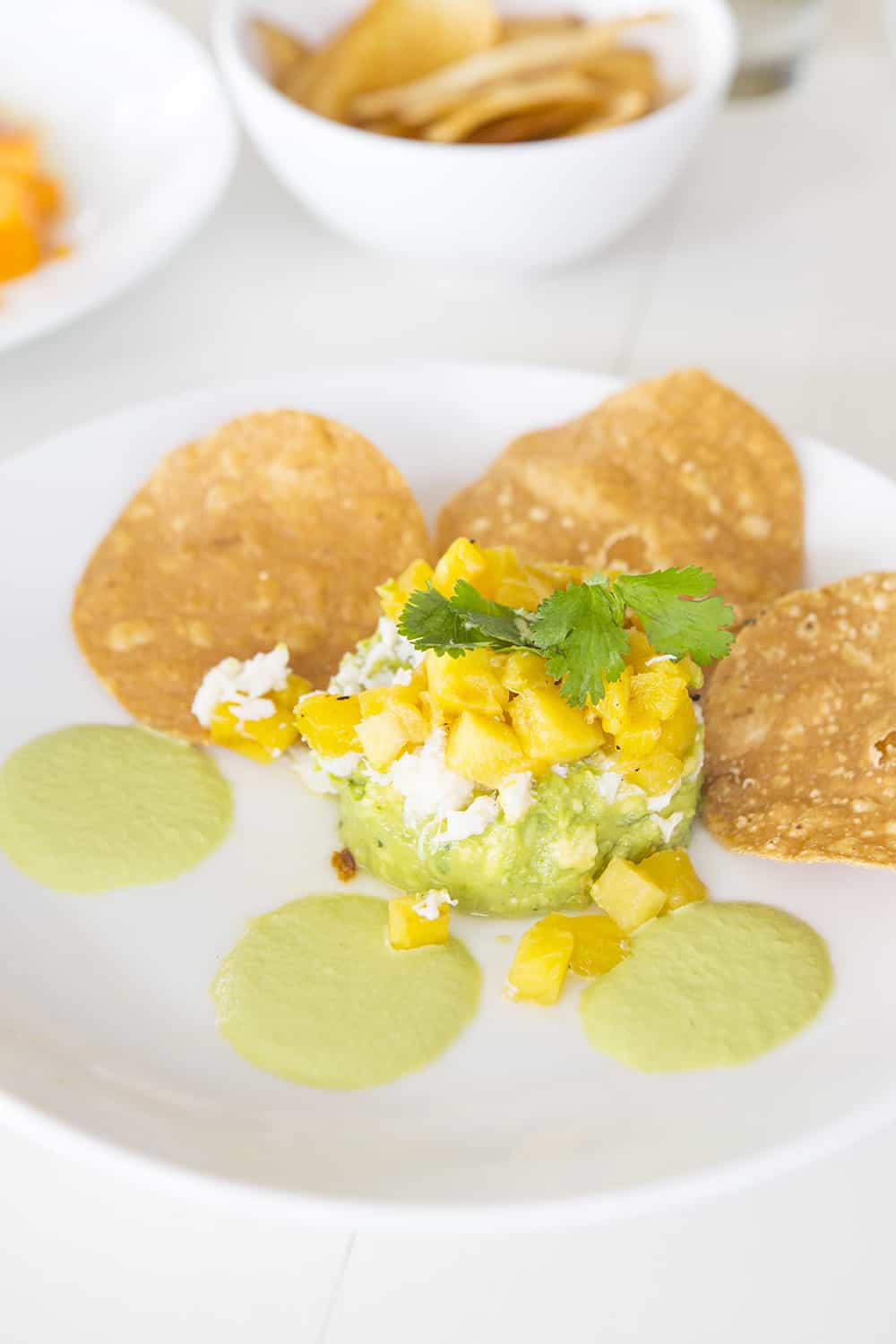 Grilled Pineapple Guacamole with Crab