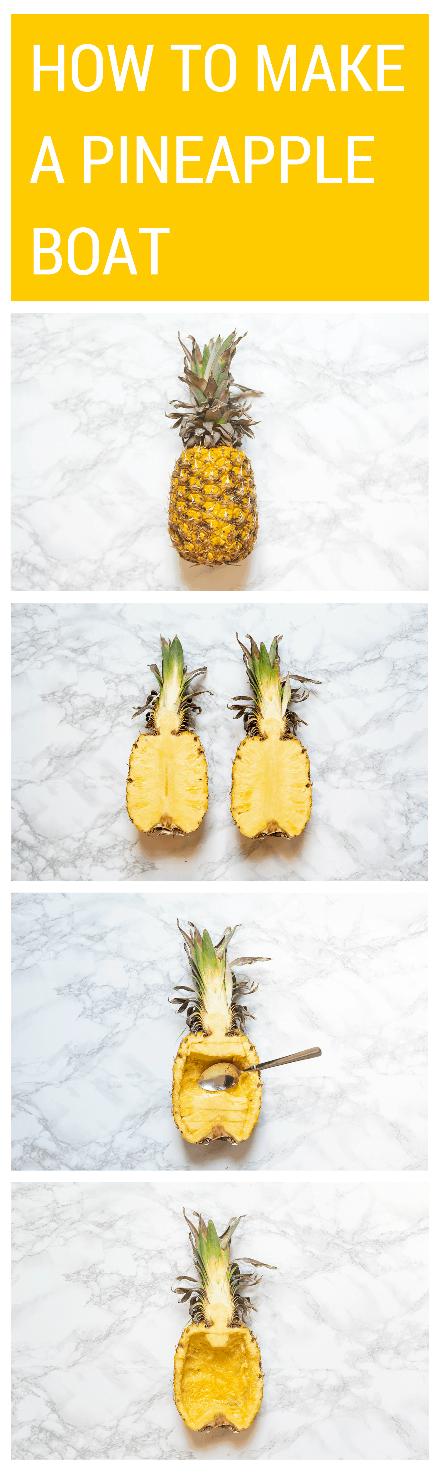 How To Make A Pineapple Boat