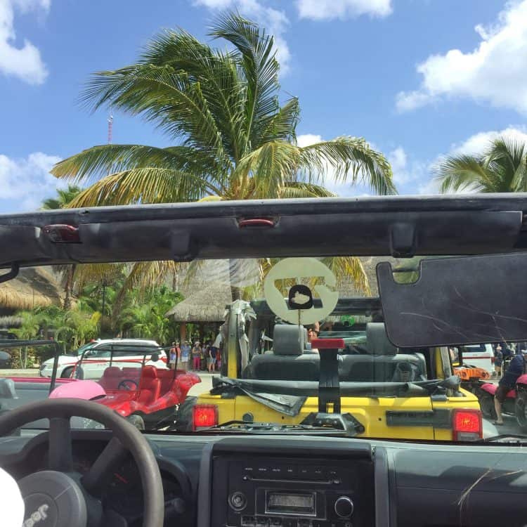 Jeep Ride In Cozumel