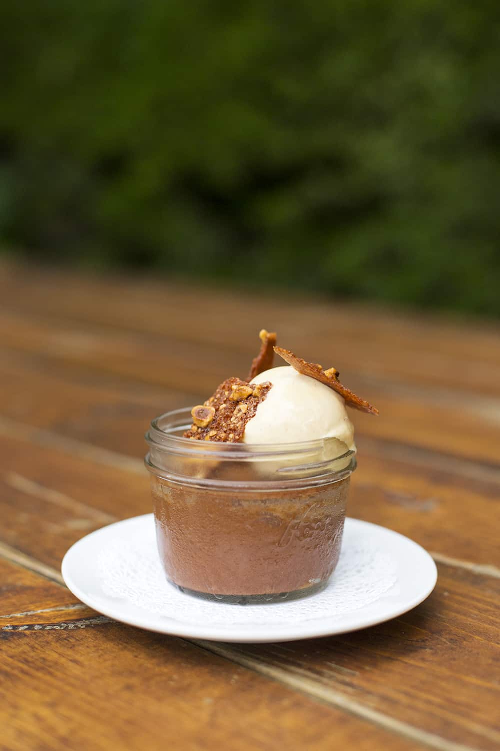 Milk Chocolate Mousse Brown Butter Ice Cream