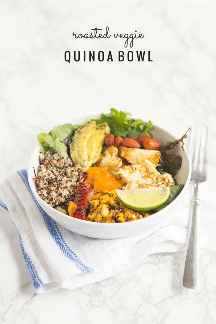 Roasted Veggie Quinoa Bowl - A Taste of Koko
