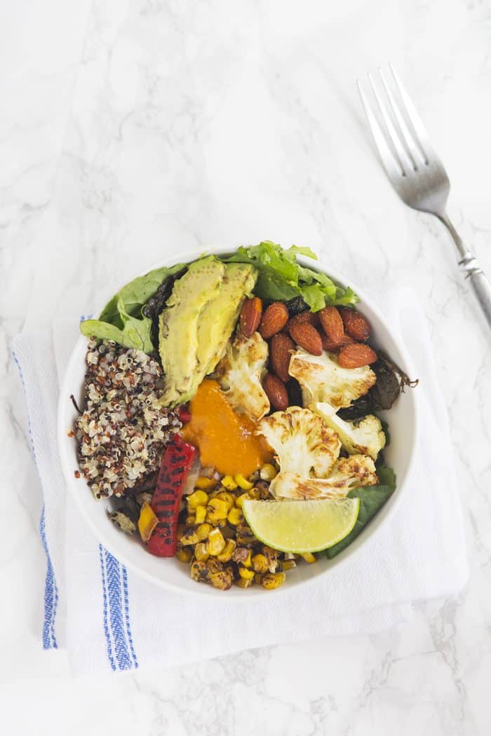 Roasted Veggie Quinoa Bowl - A Taste of Koko