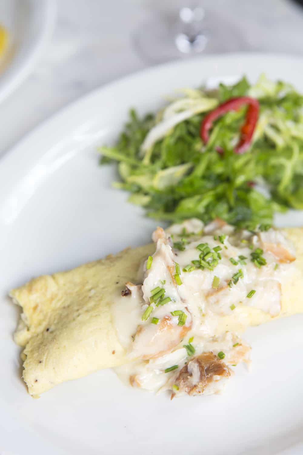 Smoked Grouper Omelette