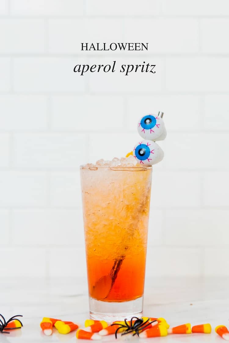 Halloween Cocktail - Aperol Spritz