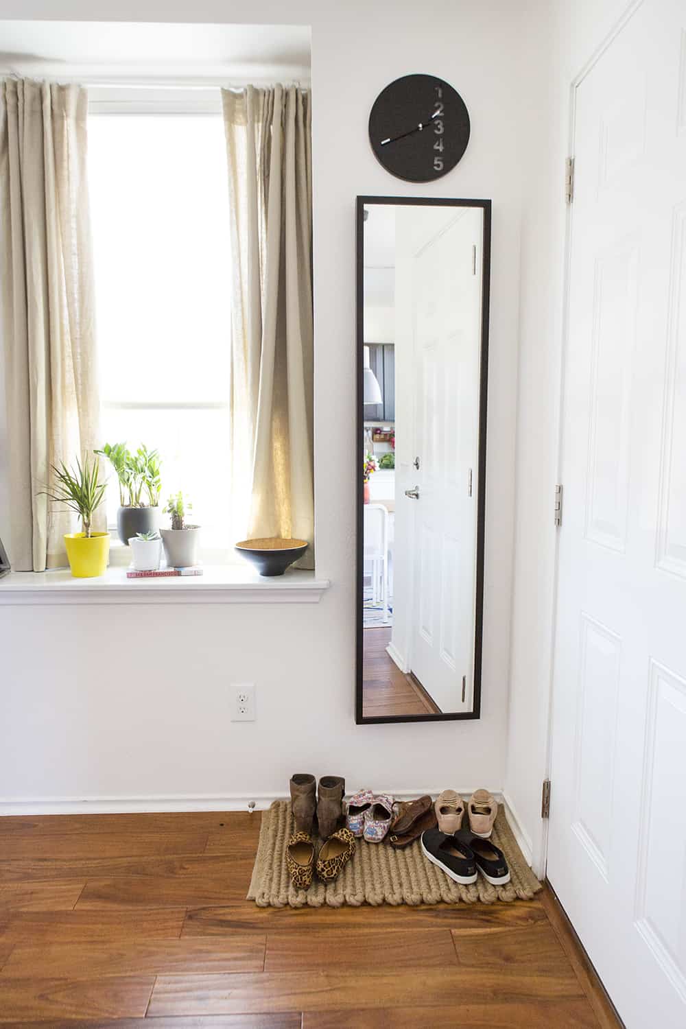 Before & After: Small Space Entryway Storage Makeover