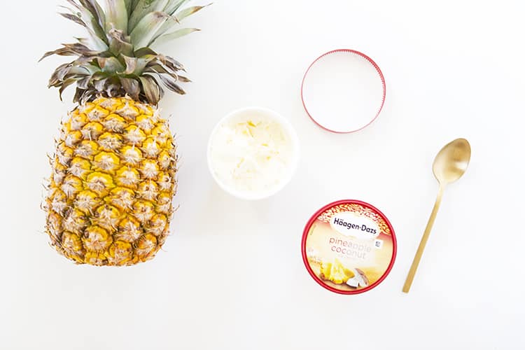 Haagen Diaz Pineapple Coconut Ice Cream