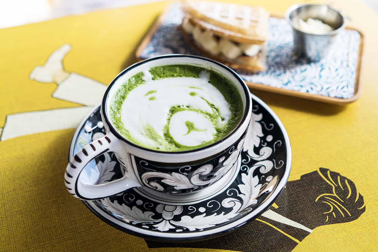 Matcha Latte at the Factory