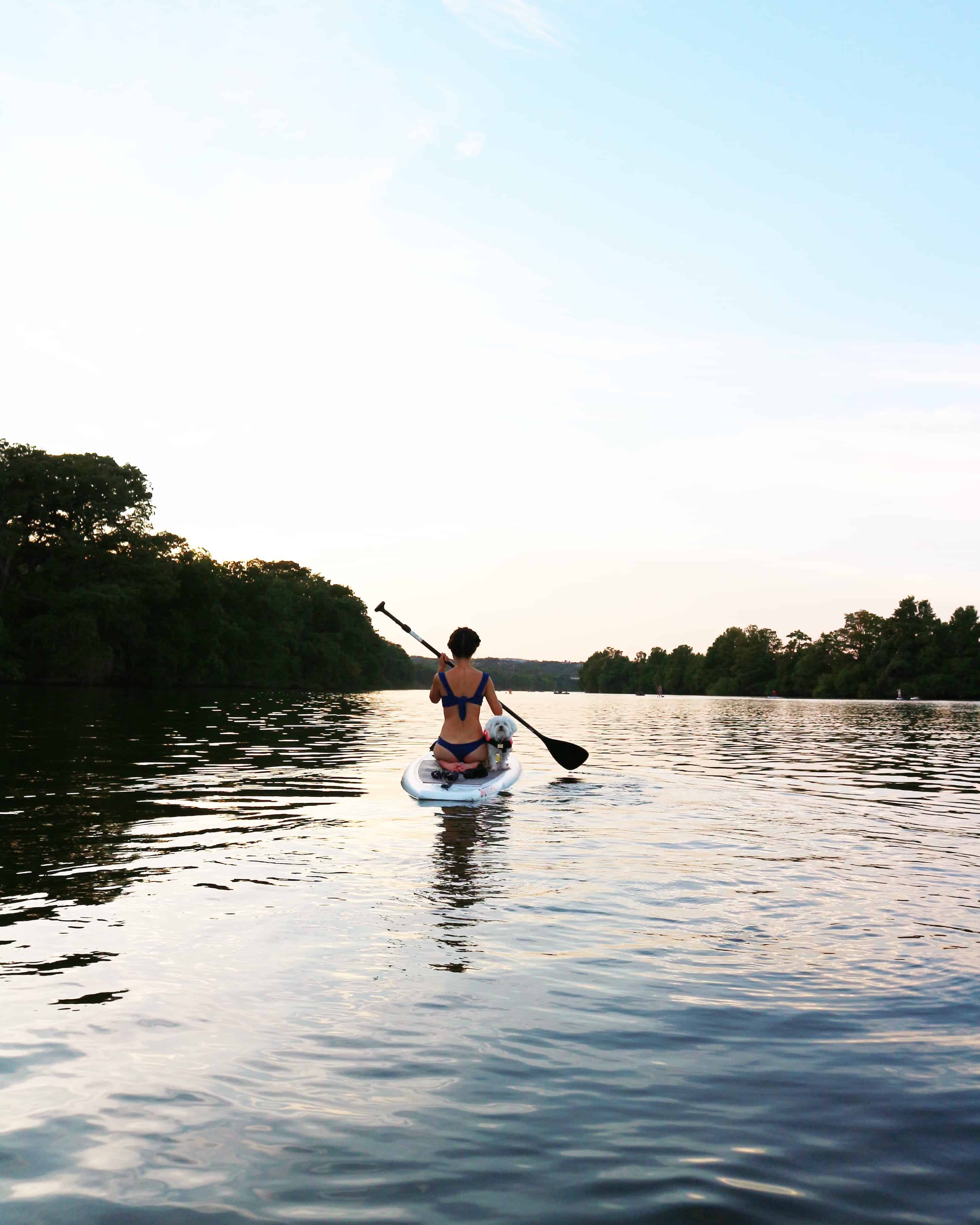 Paddle Boarding Lady Bird Lake