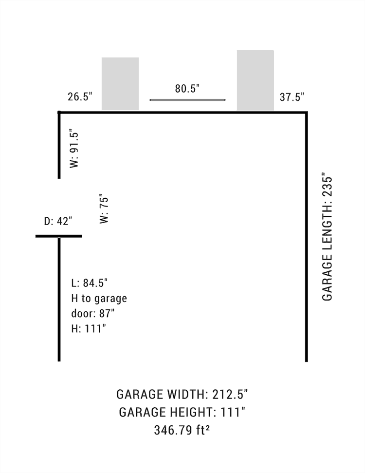 Garage layout