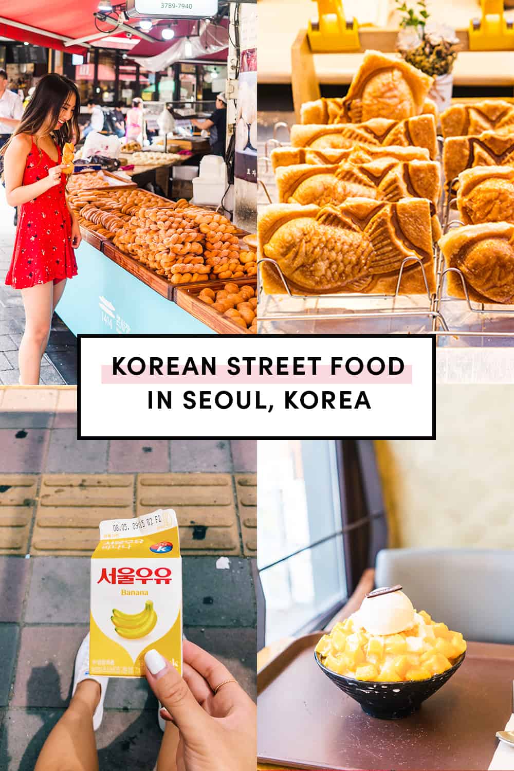 Korean Street Food in Seoul Korea