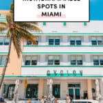 Instagrammable spots in Miami