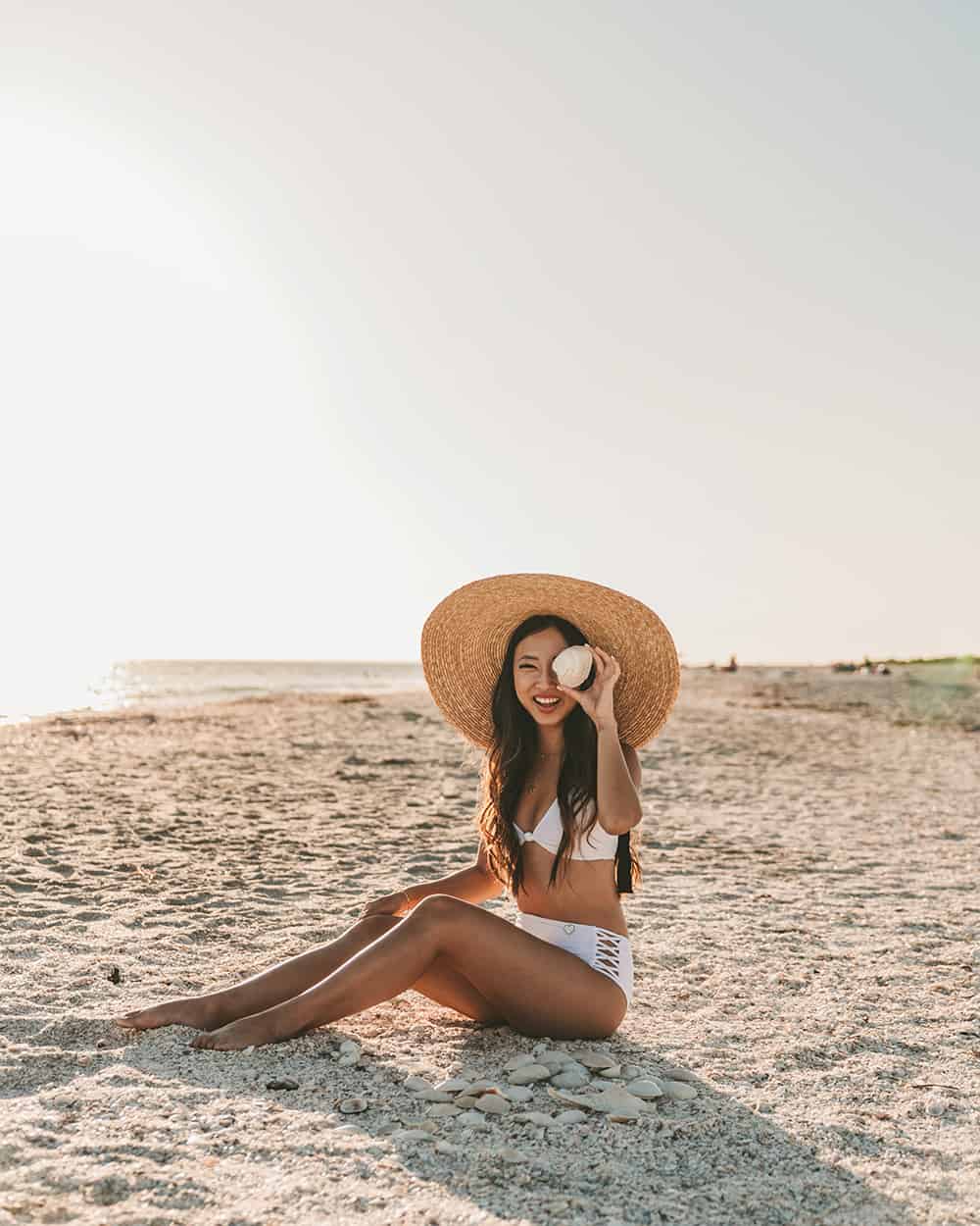 Shelling at Bowman's Beach on Sanibel Island