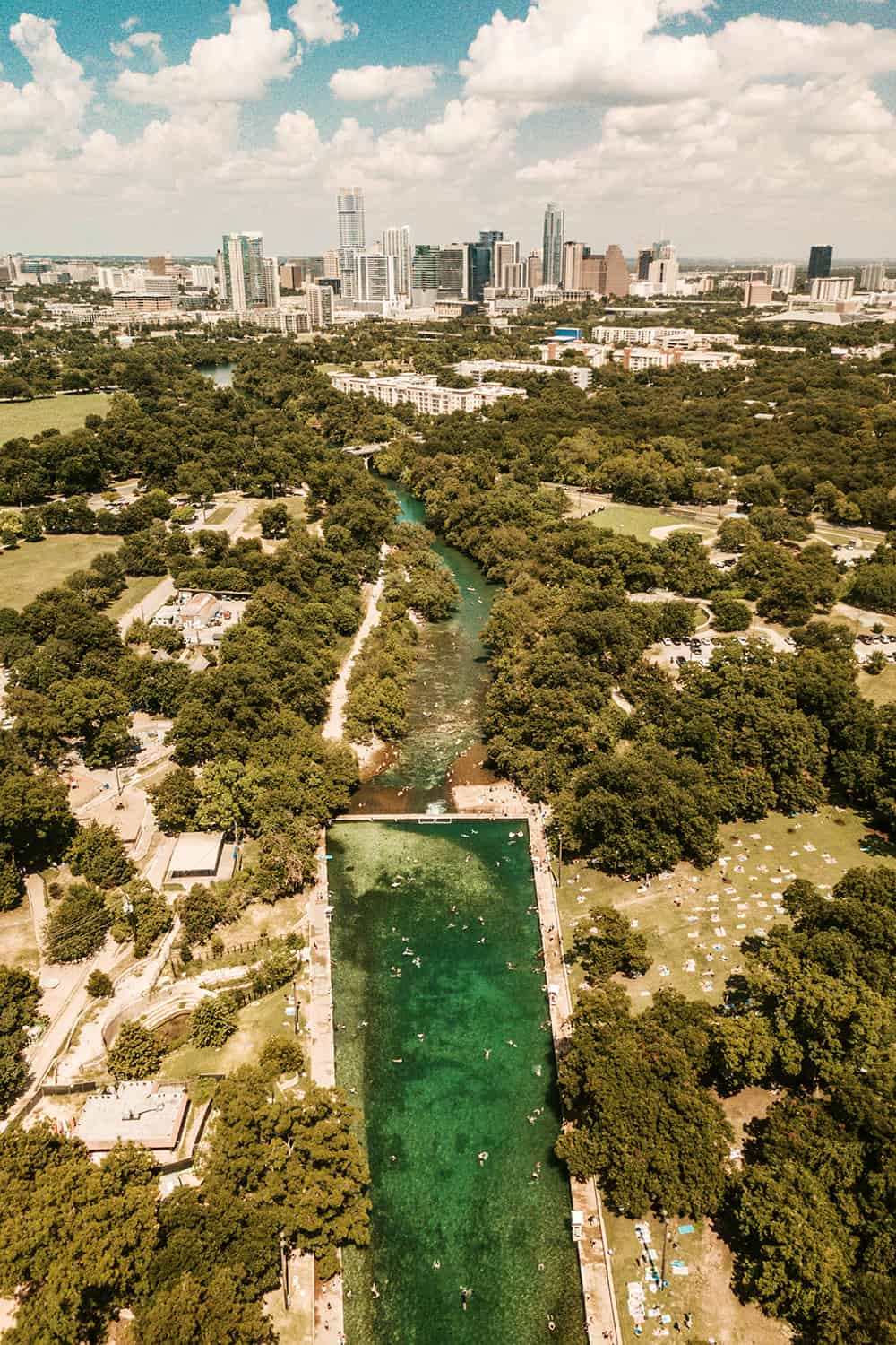 Barton Springs Pool in Austin Texas