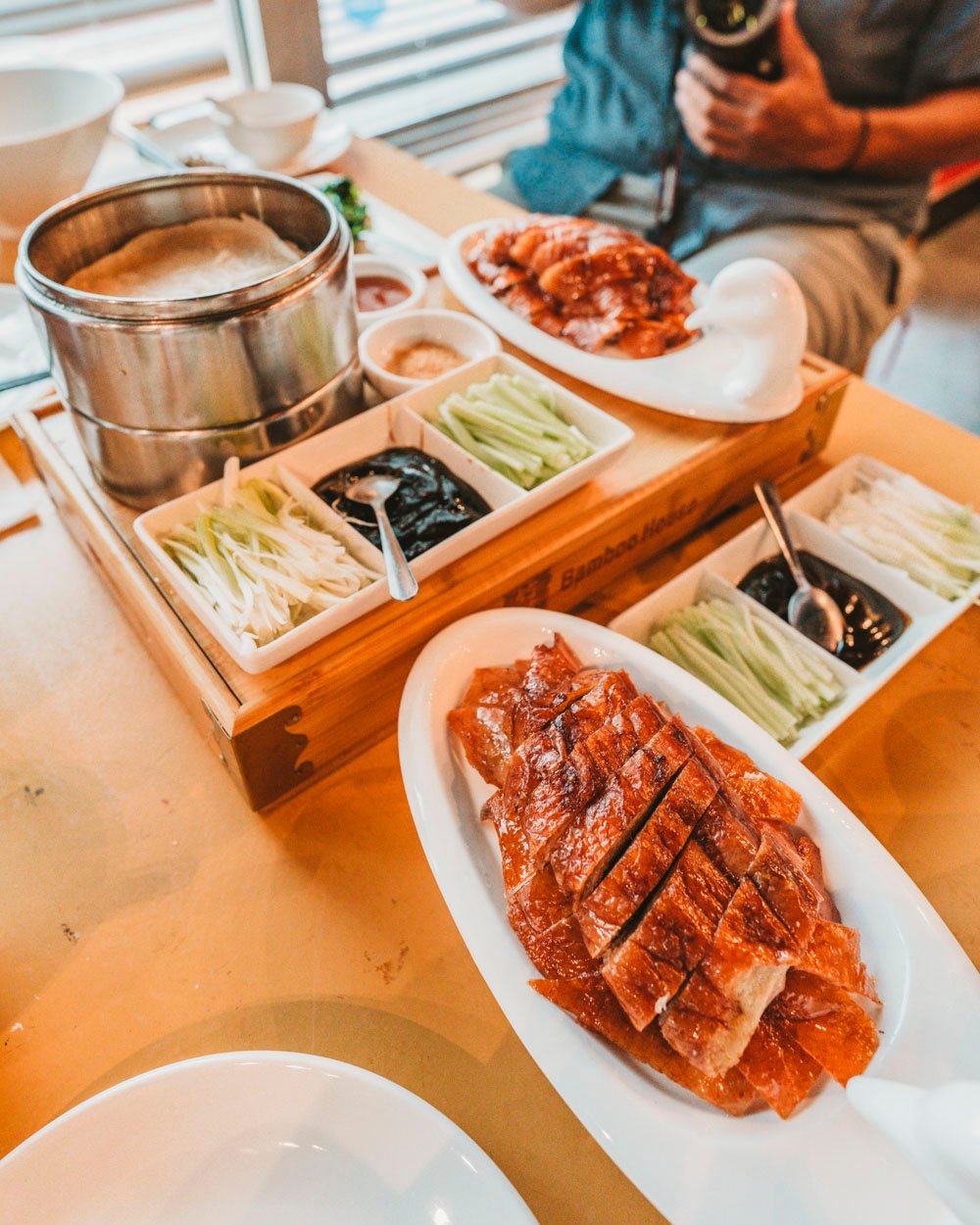 Peking duck at Bamboo House in Austin Texas