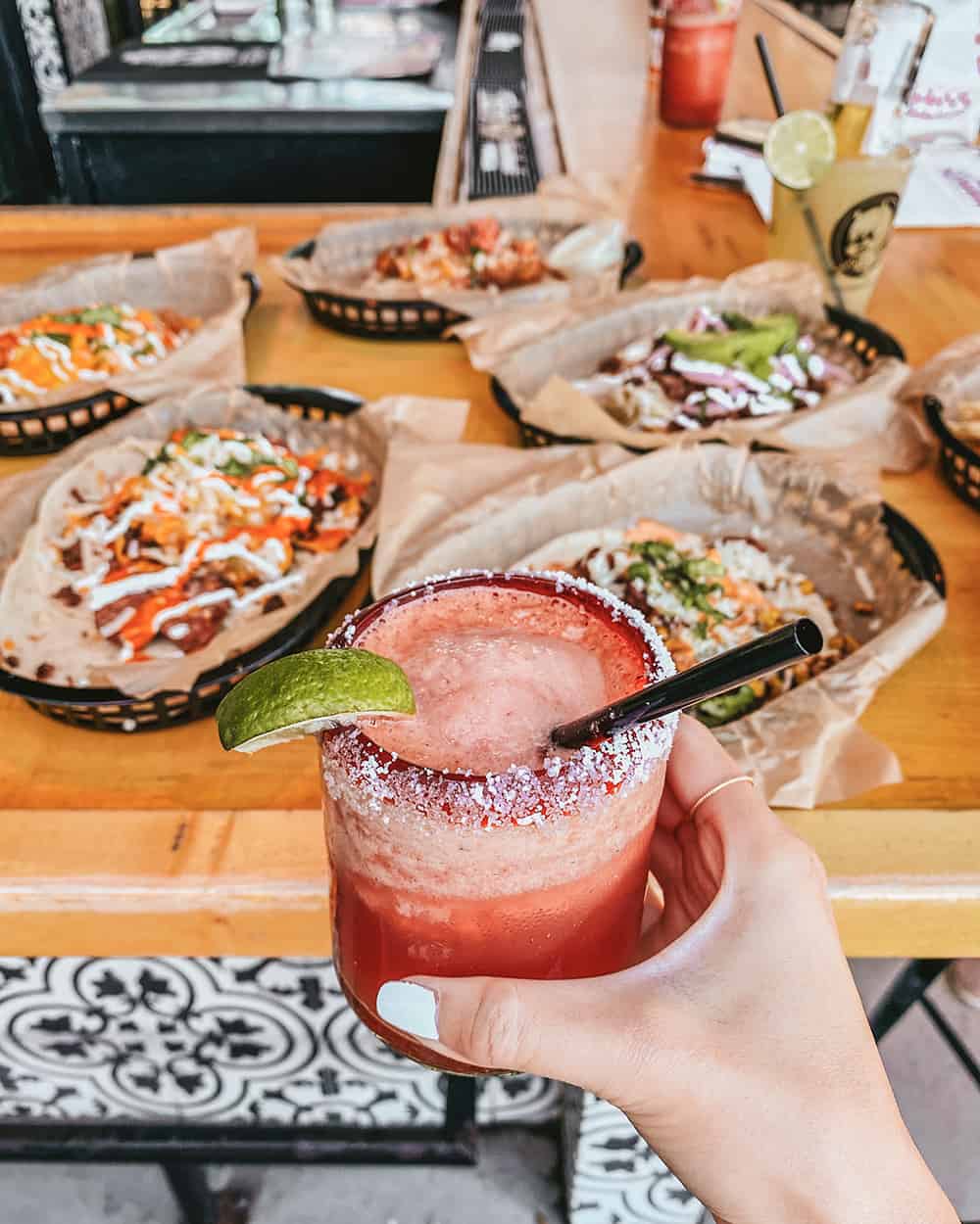 Frozen margarita at Torchy's Tacos