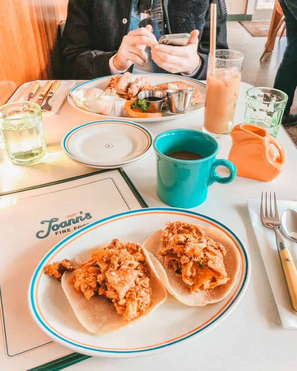 Joann's Fine Foods breakfast tacos in Austin