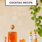 Old Fashioned cocktail recipe