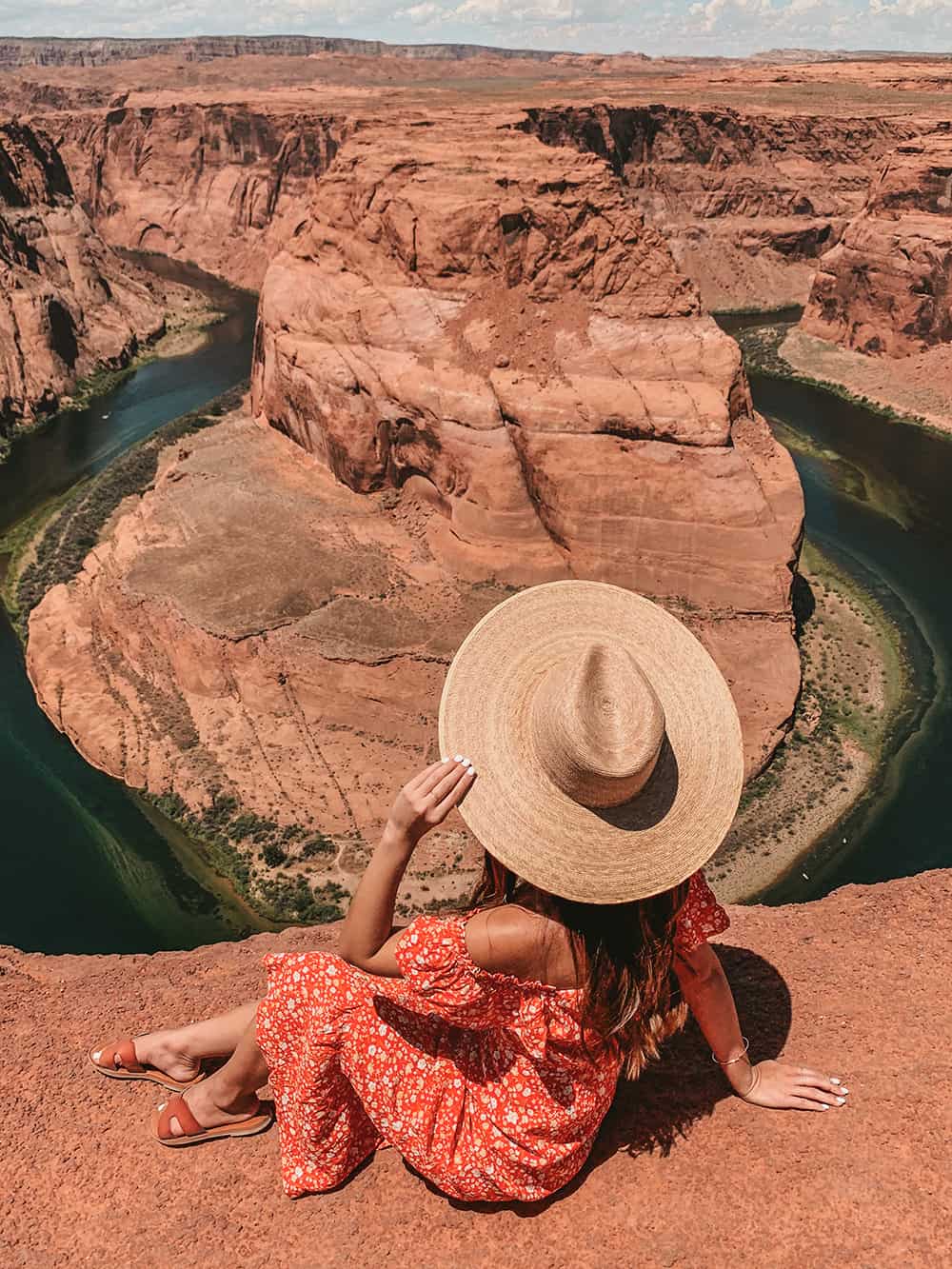 Horseshoe Bend during the day