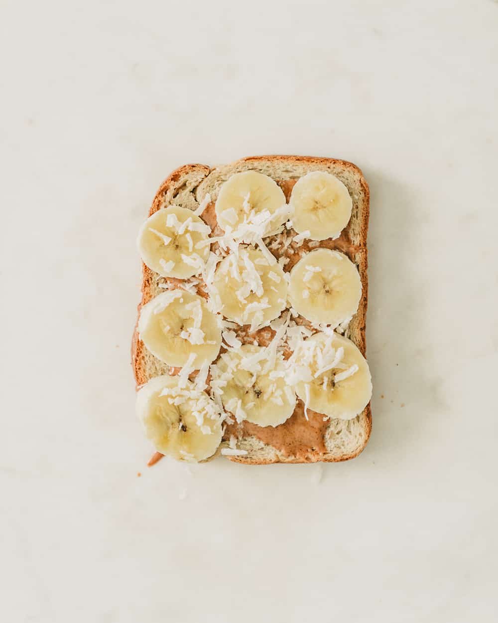 Banana and almond butter toast toppings
