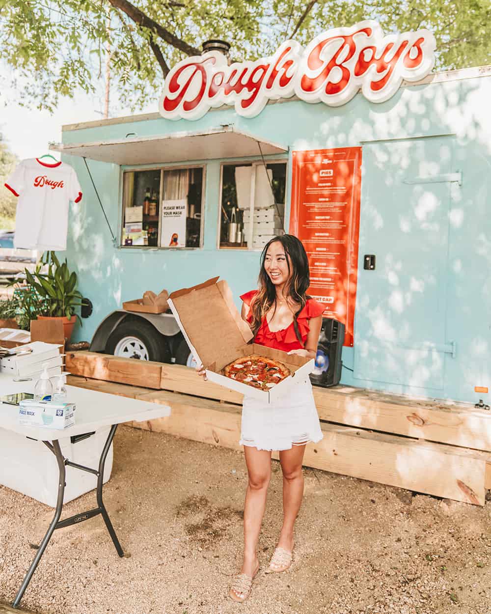Dough Boys pizza food truck in Austin Texas