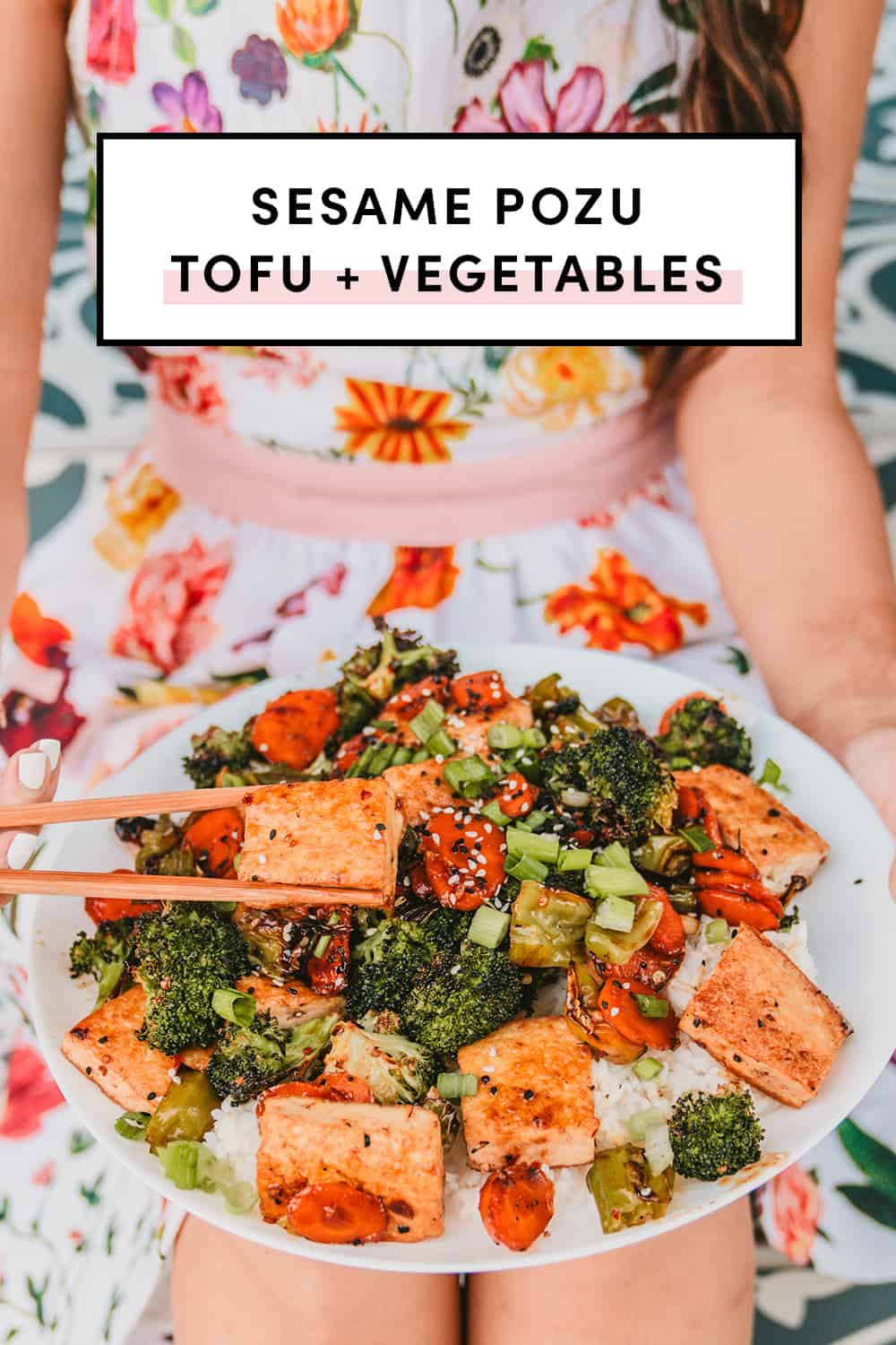 Sesame Ponzu Tofu & Vegetables Recipe