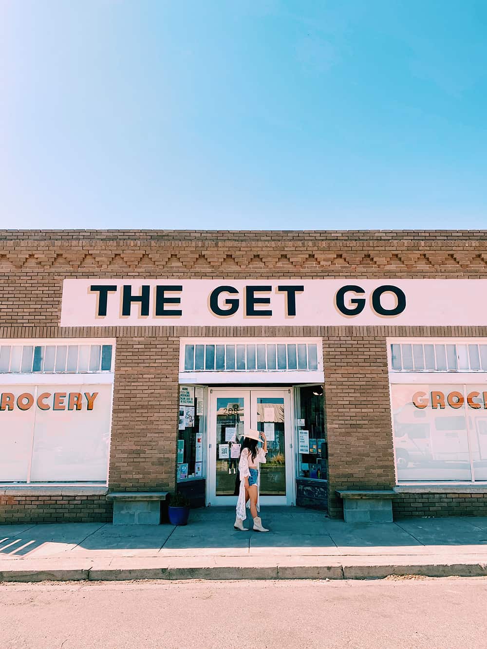 The Get Go grocery store in Marfa TX