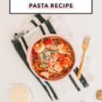 Shrimp fettuccine pasta recipe