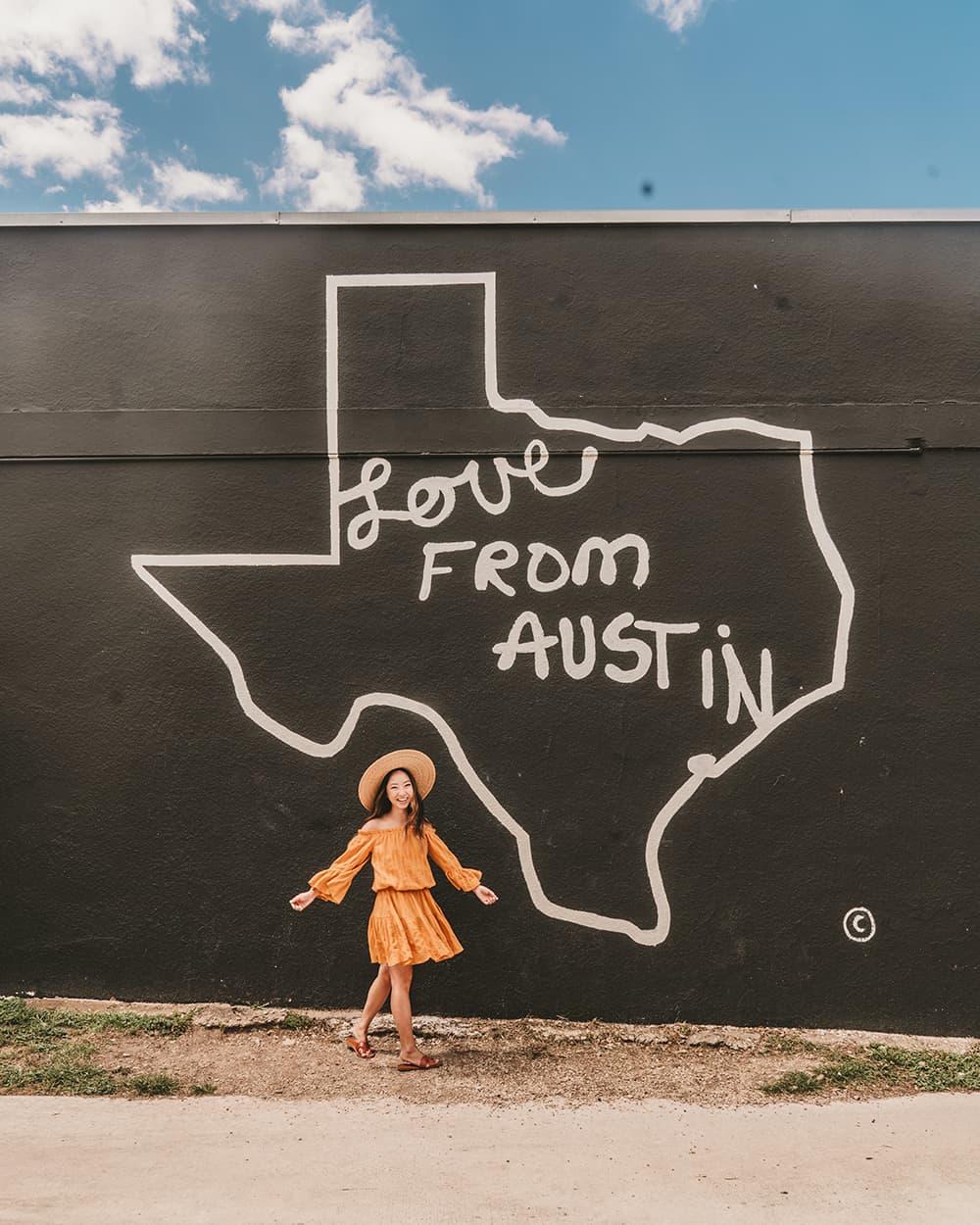 Love From Austin mural in Austin Texas