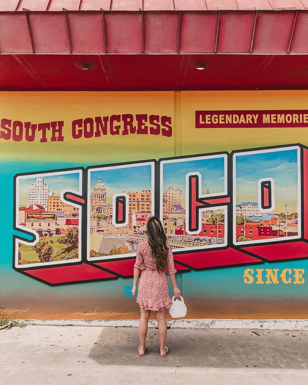 South Congress Mural in Austin Texas