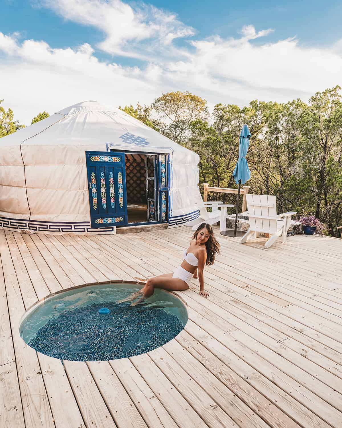 Yurtopia - glamping yurts in Wimberley Texas