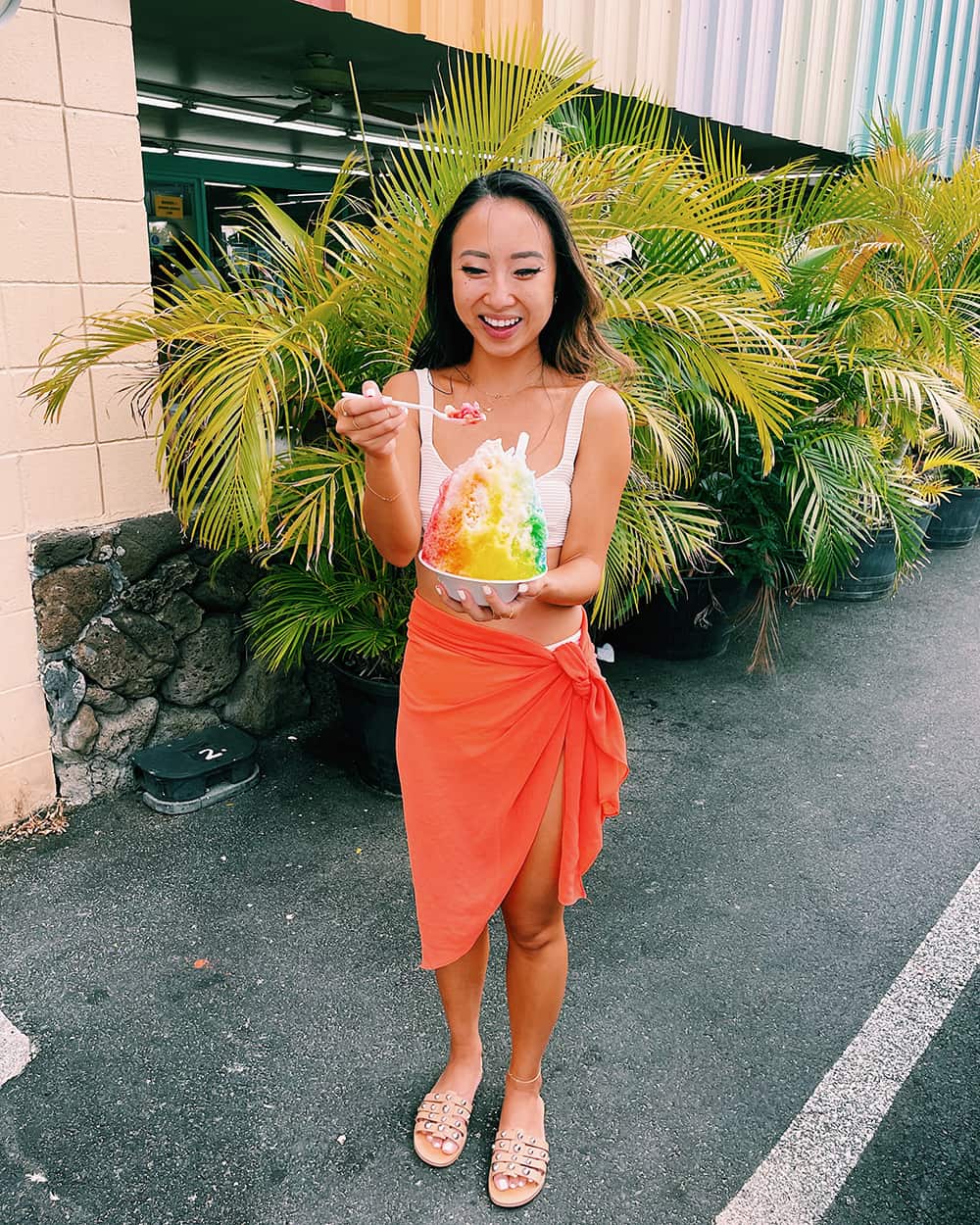 Shimazu shave ice in Honolulu Hawaii