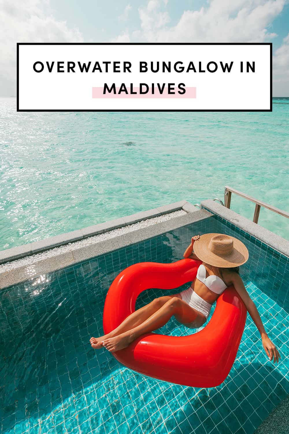 Overwater bungalow at Le Meridien Maldives