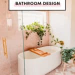 Boho Modern Bathroom Design