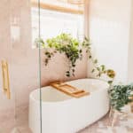 Boho Modern Bathroom Design