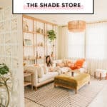 Before + After: The Shade Store | roman shades, drapes