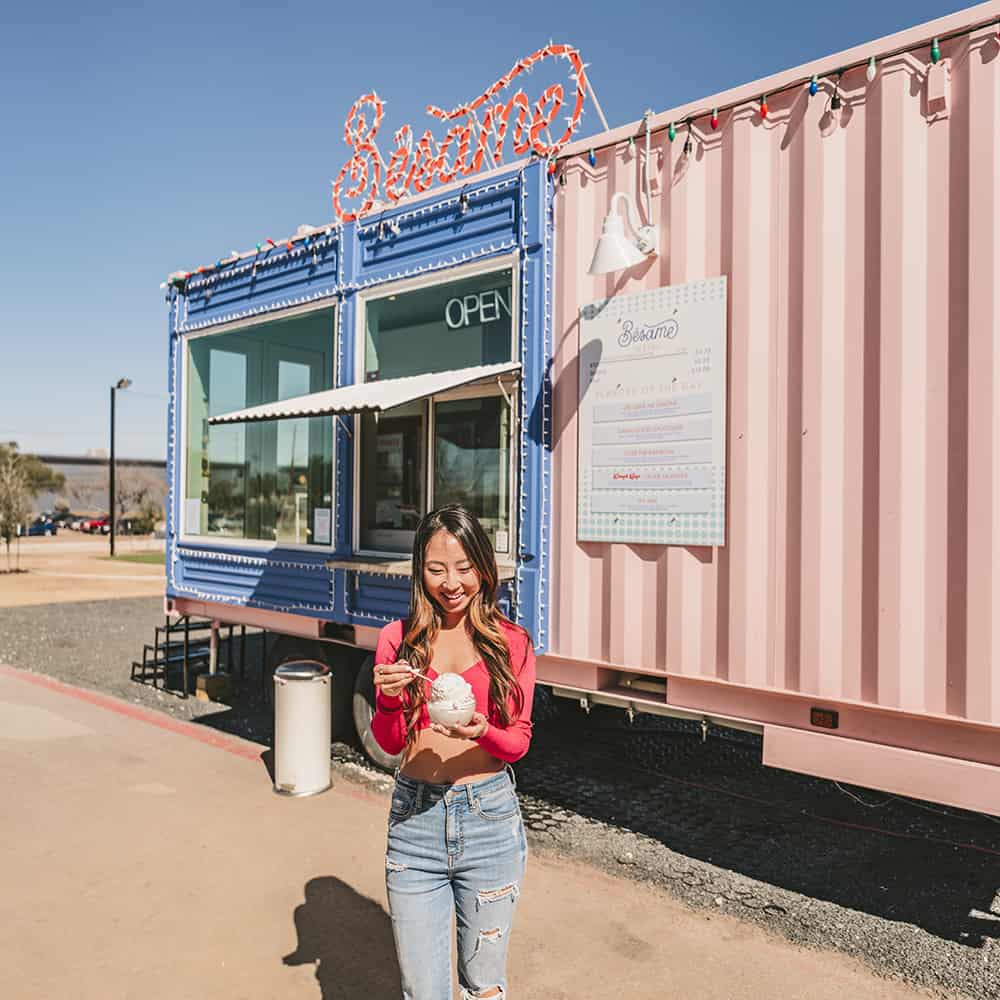 Besame ice cream truck in Austin Texas