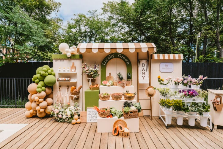 Locally Grown Farmer's Market Baby Shower