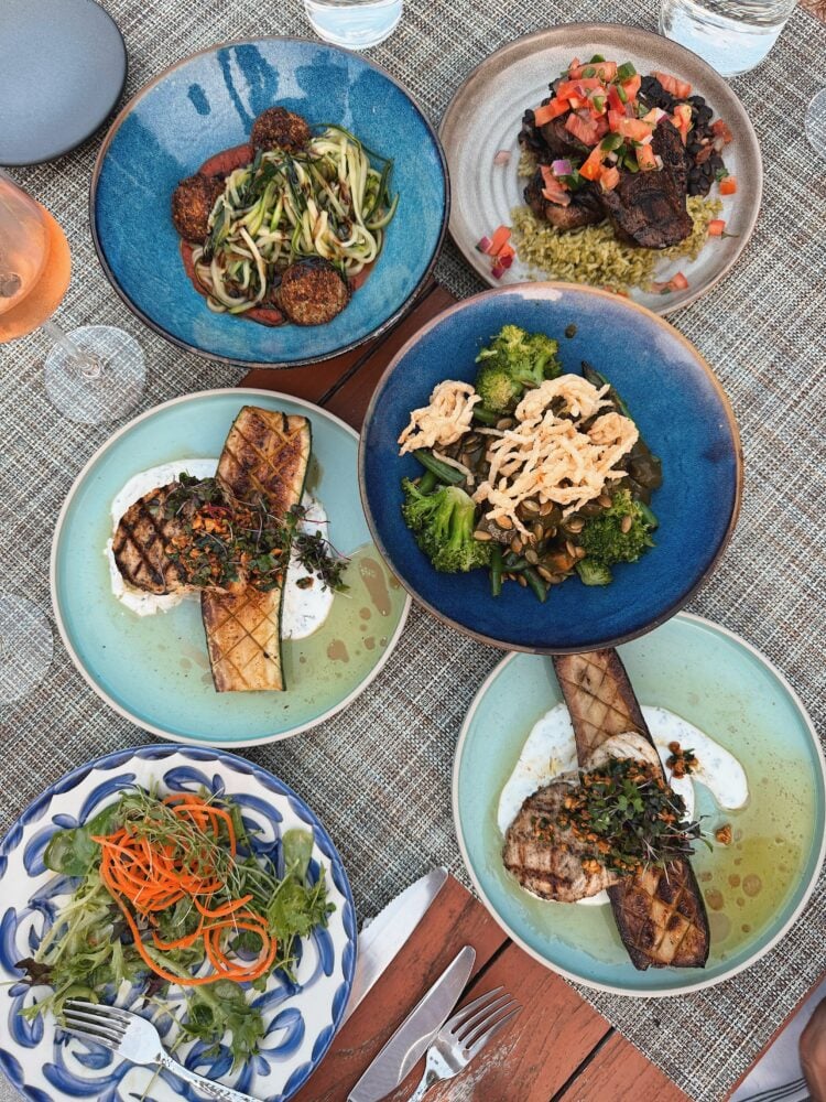 food at Miraval Austin